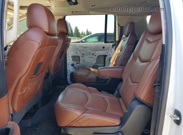1GYS4JKJ7LR136192 2020 CADILLAC ESCALADE White Вид задніх сидінь