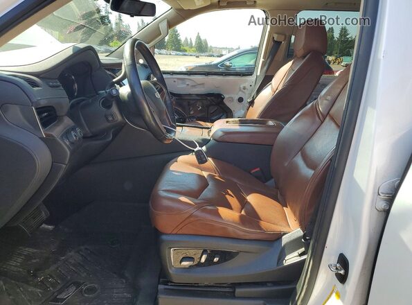 1GYS4JKJ7LR136192 2020 CADILLAC ESCALADE White Вид салону спереду