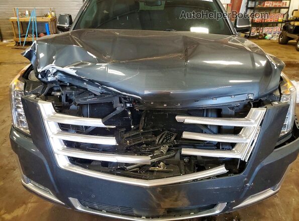 1GYS4JKJ7LR160072 2020 CADILLAC ESCALADE Blue Vista del compartimento del motor