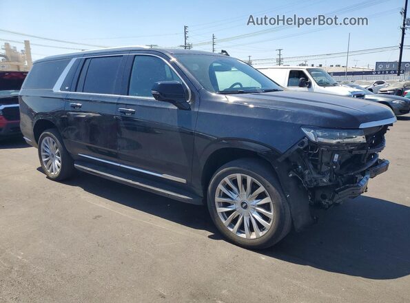 1GYS4JKL2PR558961 2023 CADILLAC ESCALADE Black Delantero derecho