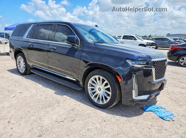 1GYS4LKL0PR511827 2023 CADILLAC ESCALADE Blue Delantero derecho