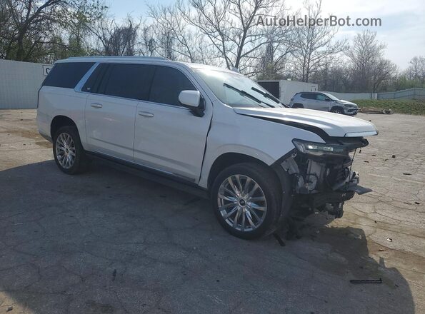 1GYS4MKL4MR408010 2021 CADILLAC ESCALADE White Передня права чверть