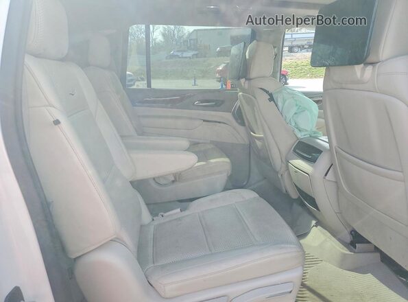 1GYS4MKL4MR408010 2021 CADILLAC ESCALADE White Вид задніх сидінь