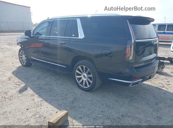 1GYS4MKL5MR411983 2021 CADILLAC ESCALADE Черный Задняя левая четверть