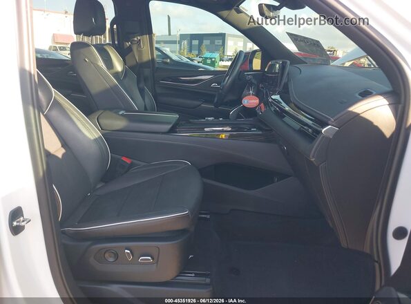 1GYS4NKL3PR194055 2023 CADILLAC ESCALADE Белый Вид салона спереди