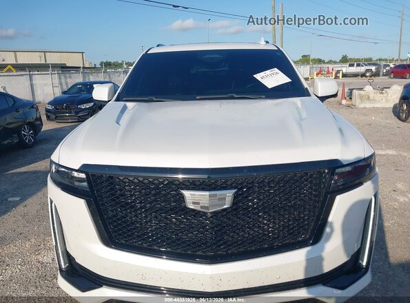 1GYS4NKL3PR194055 2023 CADILLAC ESCALADE Белый Вид щитка приборов