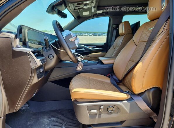 1GYS4PKL0PR361502 2023 CADILLAC ESCALADE Black Vista interior delantera