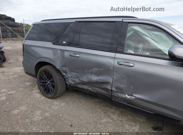 1GYS4PKL2PR410649 2023 CADILLAC ESCALADE Gray Вид спереду