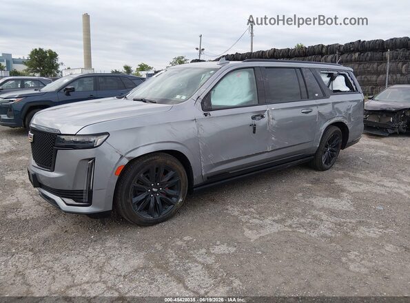 1GYS4PKL2PR410649 2023 CADILLAC ESCALADE Gray Передня ліва чверть