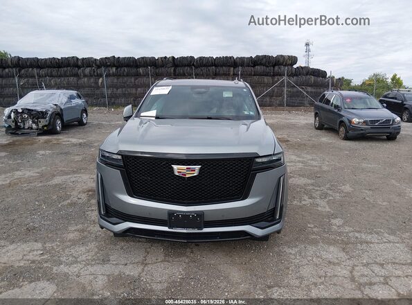 1GYS4PKL2PR410649 2023 CADILLAC ESCALADE Gray Вид щитка приладів