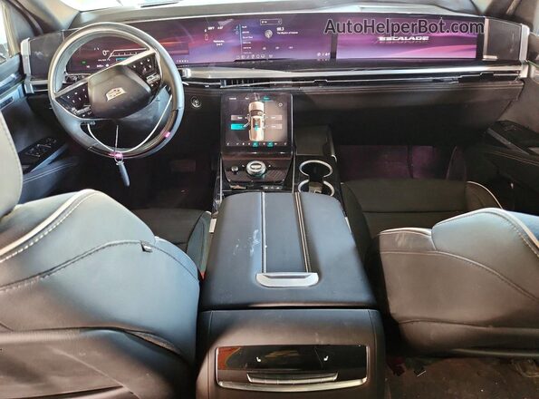 1GYS9FRL5SR331048 2025 CADILLAC ESCALADE Белый Вид панели приборов