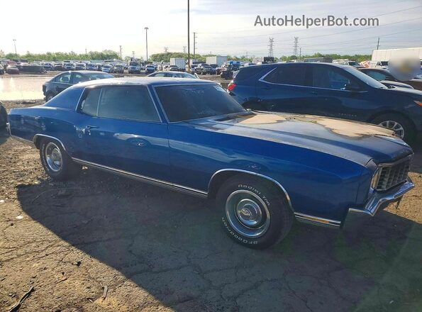 1H57J2K555013 1972 CHEVROLET MONTE CARLO Blue Առջևի աջ