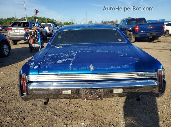 1H57J2K555013 1972 CHEVROLET MONTE CARLO Blue Հետևի տեսք
