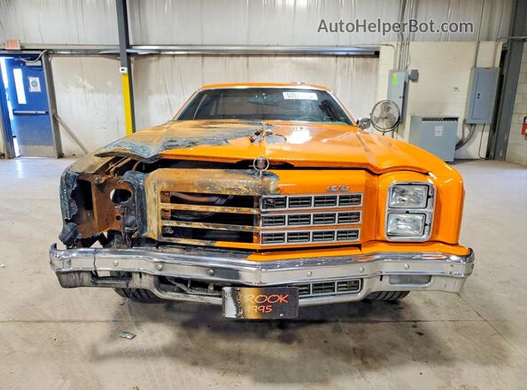 1H57U7B579077 1977 CHEVROLET MONTE CARLO Orange წინა ხედი