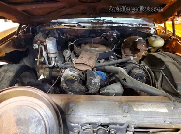1H57U7B579077 1977 CHEVROLET MONTE CARLO Orange უკანა სალონის ხედი