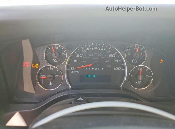 1HA3GSC73SN014876 2025 CHEVROLET EXPRESS White Instrument cluster view