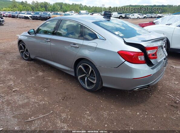 1HGCV1F35NA110695 2022 HONDA ACCORD Silver უკანა მარცხენა