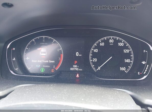 1HGCV1F35NA110695 2022 HONDA ACCORD Silver უკანა სავარძლების ხედი