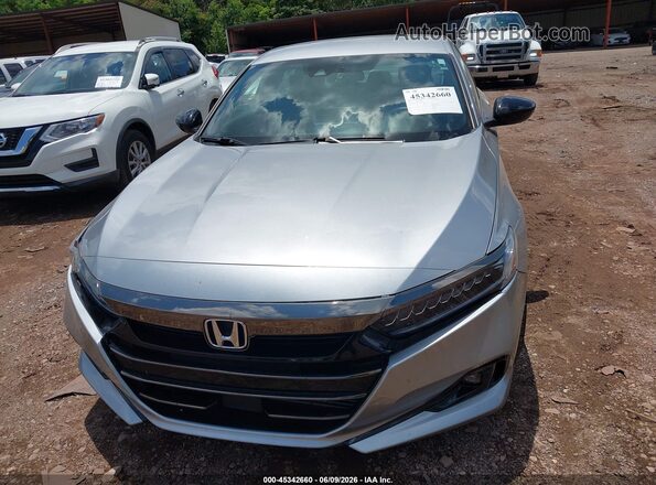1HGCV1F35NA110695 2022 HONDA ACCORD Silver ხელსაწყოთა პანელის ხედი