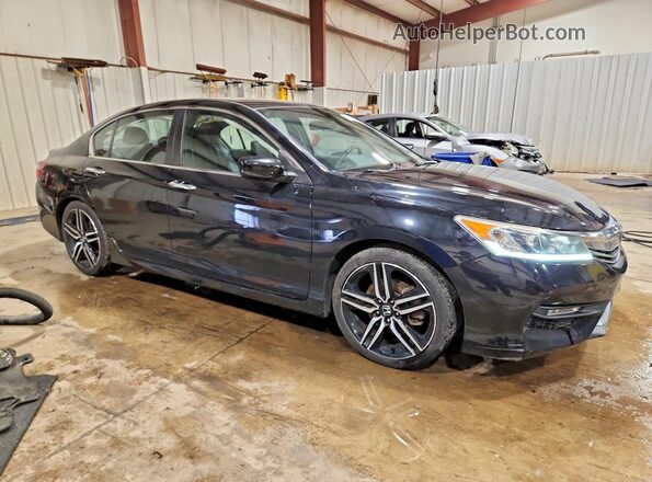1HGCR2E54HA286526 2017 HONDA ACCORD Black Передня права чверть