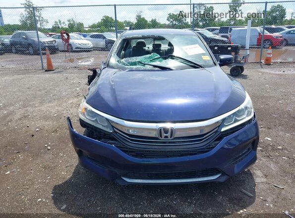1HGCR2F01GA195666 2016 HONDA ACCORD Blue Դիմացի տեսք