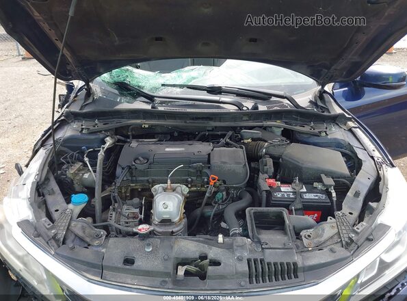 1HGCR2F01GA195666 2016 HONDA ACCORD Blue Հետևի տեսք