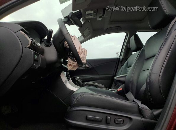 1HGCR2F05HA802265 2017 HONDA ACCORD Maroon 