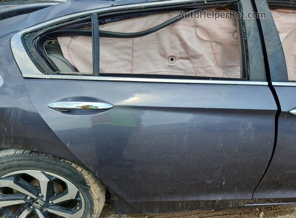 1HGCR2F06GA024735 2016 HONDA ACCORD Gray Widok tylnych siedzeń