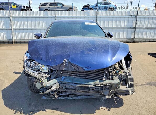 1HGCR2F10HA073911 2017 HONDA ACCORD Blue Front view