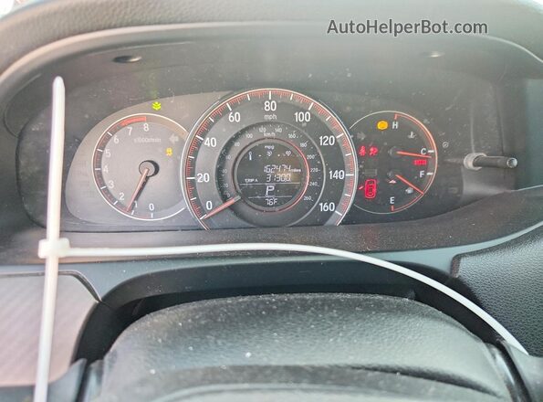1HGCR2F10HA078901 2017 HONDA ACCORD Красный Вид щитка приборов
