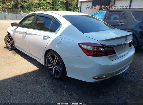 1HGCR2F10HA113114 2017 HONDA ACCORD White Задня ліва чверть