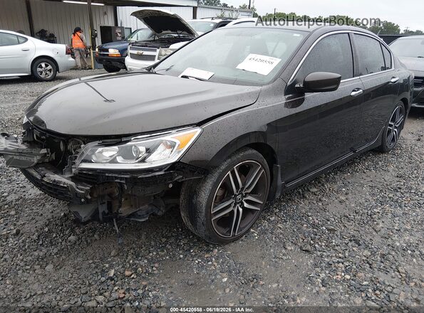 1HGCR2F10HA131841 2017 HONDA ACCORD Brown Առջևի ձախ երեք քառորդ տեսարան