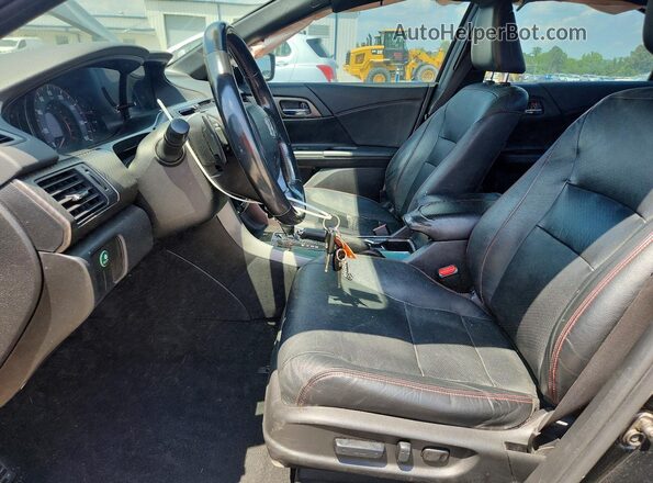 1HGCR2F11HA024782 2017 HONDA ACCORD Black Widok wnętrza z przodu