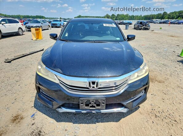 1HGCR2F11HA024782 2017 HONDA ACCORD Black Widok z przodu