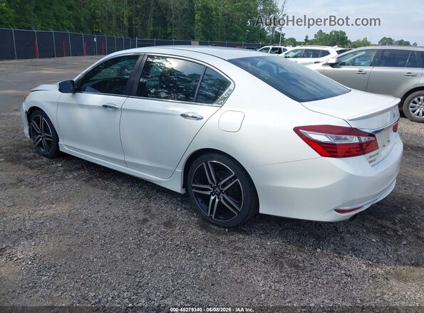 1HGCR2F11HA236369 2017 HONDA ACCORD Белый Задняя левая четверть