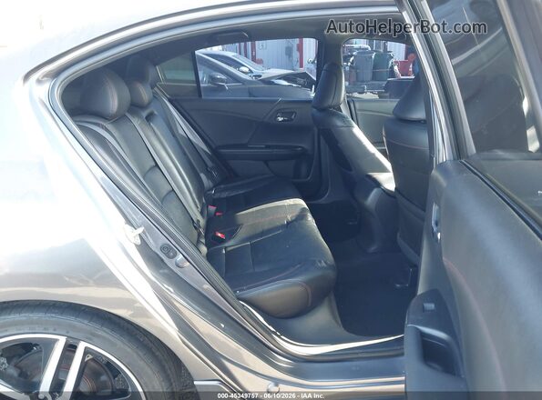 1HGCR2F11HA249574 2017 HONDA ACCORD Gray Вид наклейки з VIN-кодом