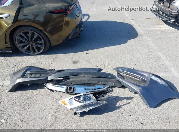 1HGCR2F11HA249574 2017 HONDA ACCORD Gray Вид щитка приладів