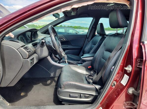 1HGCR2F12HA023818 2017 HONDA ACCORD Purple Widok wnętrza z przodu