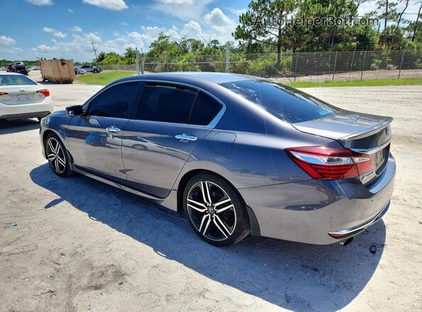 1HGCR2F12HA045107 2017 HONDA ACCORD Gray 