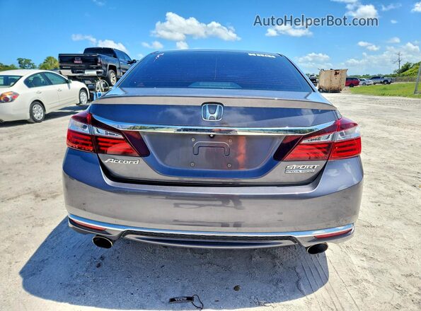 1HGCR2F12HA045107 2017 HONDA ACCORD Gray 