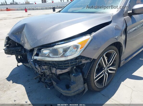 1HGCR2F12HA260115 2017 HONDA ACCORD Серый Вид спереди