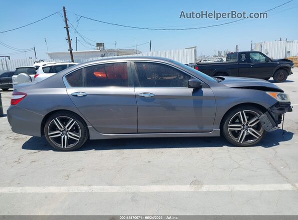 1HGCR2F12HA260115 2017 HONDA ACCORD Серый 