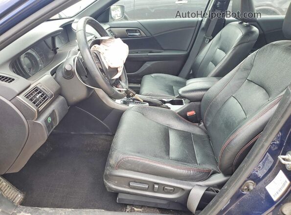1HGCR2F13HA000564 2017 HONDA ACCORD Blue წინა სალონის ხედი