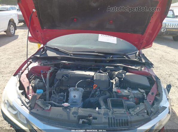 1HGCR2F13HA267347 2017 HONDA ACCORD Red Rear view