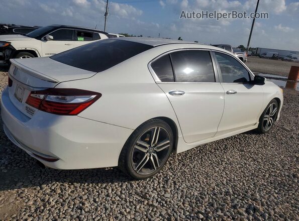 1HGCR2F14HA273352 2017 HONDA ACCORD White Задня права чверть