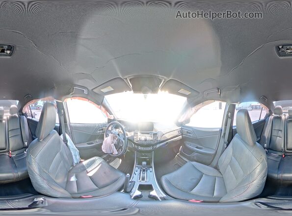 1HGCR2F14HA302168 2017 HONDA ACCORD Gray Панорамний вид салону 360°