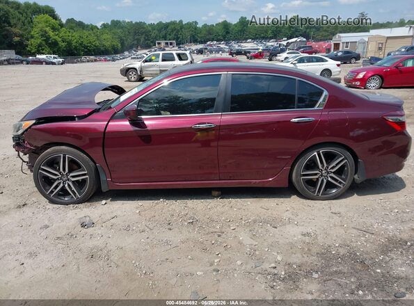 1HGCR2F15HA025272 2017 HONDA ACCORD Burgundy Панорамний вид салону 360°