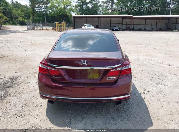 1HGCR2F15HA025272 2017 HONDA ACCORD Burgundy 