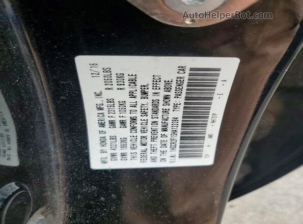 1HGCR2F15HA132094 2017 HONDA ACCORD Black Շարժիչի բաժամունքի տեսք