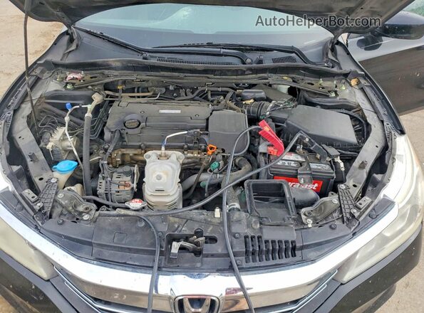 1HGCR2F15HA132094 2017 HONDA ACCORD Black Սալոնի հետևի տեսք